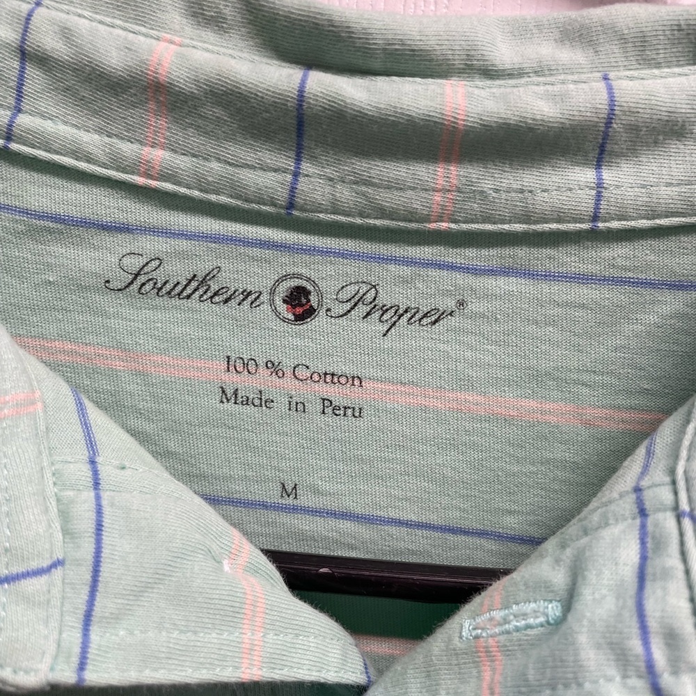 Southern proper polo shirt sz med - Picture 3 of 3